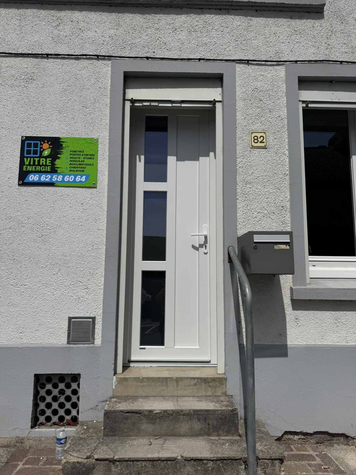 Porte d’entrée moderne Vitre Énergie